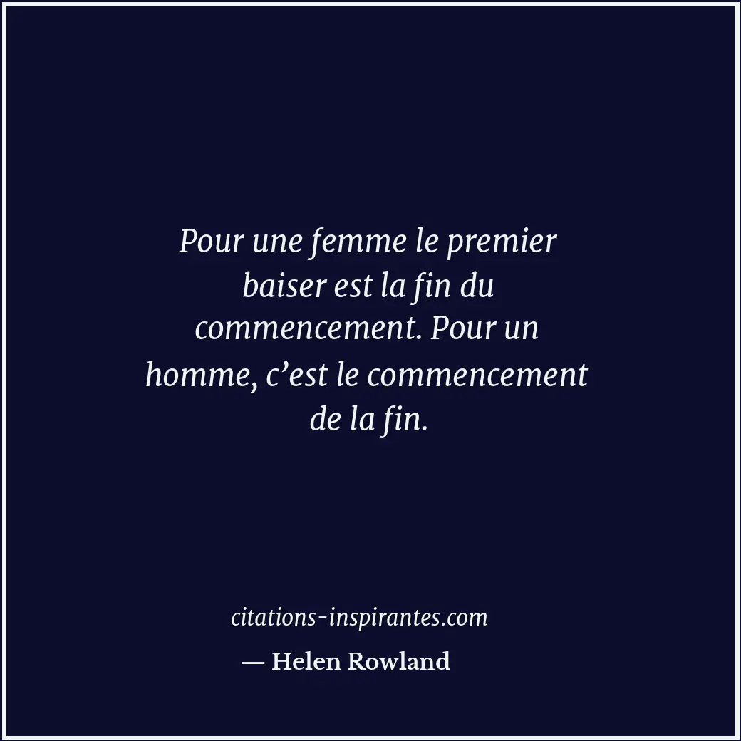 Citation de Helen Rowland