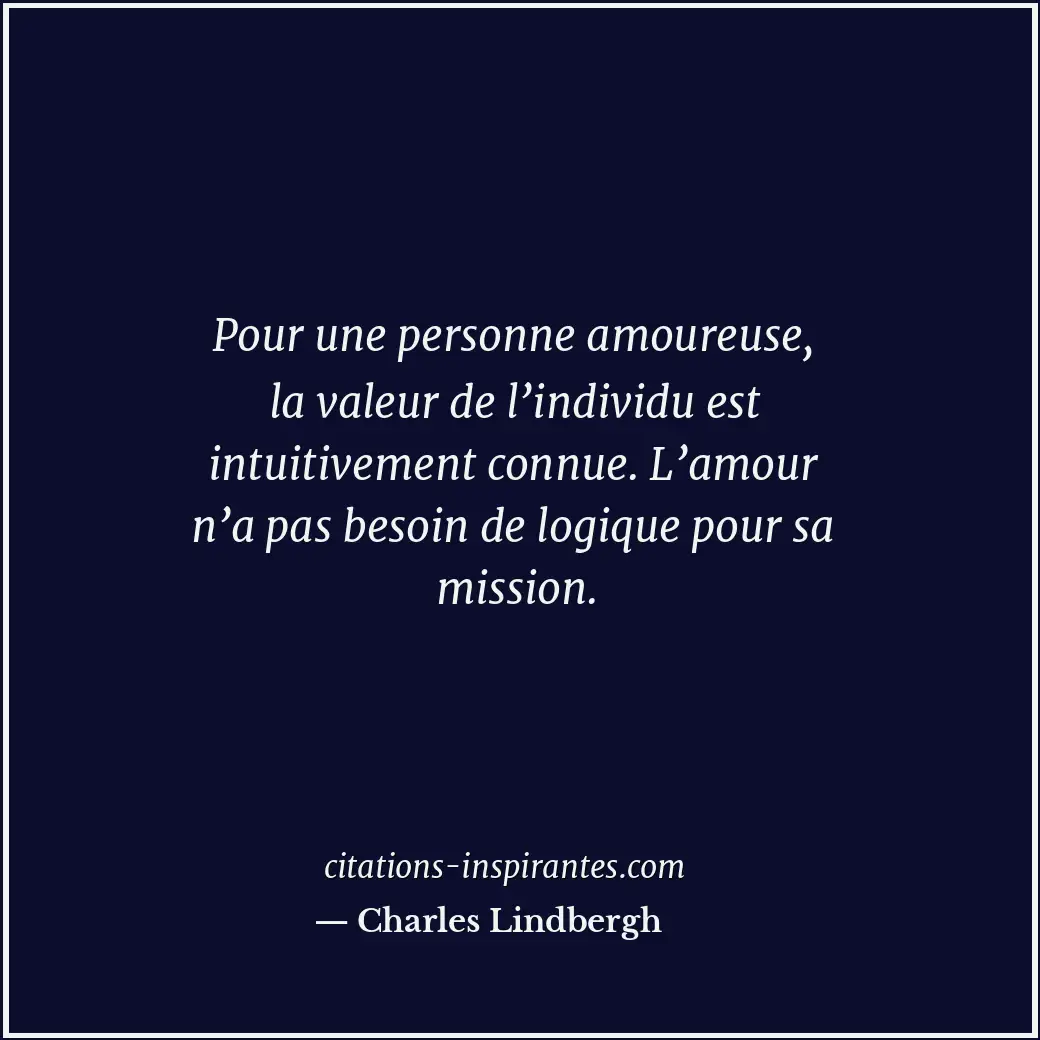 Citation de Charles Lindbergh