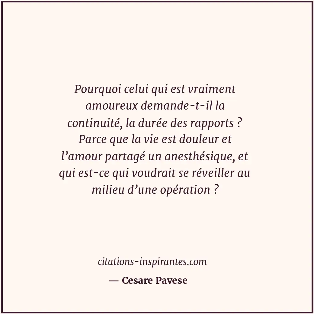 Citation de Cesare Pavese