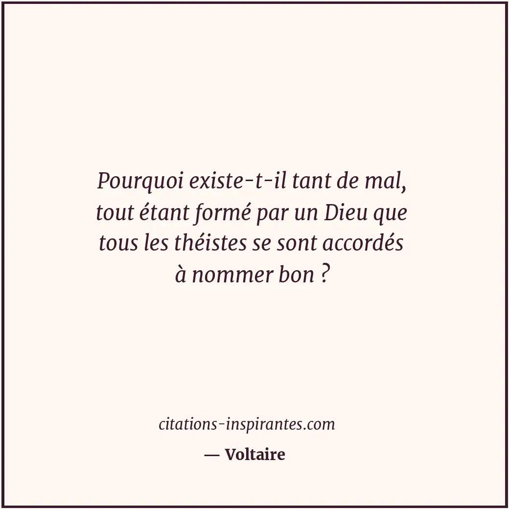 Citation de Voltaire