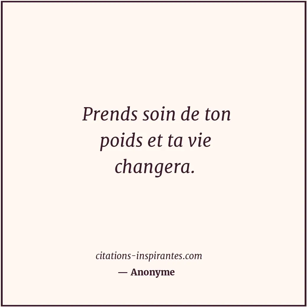 Citation de Anonyme