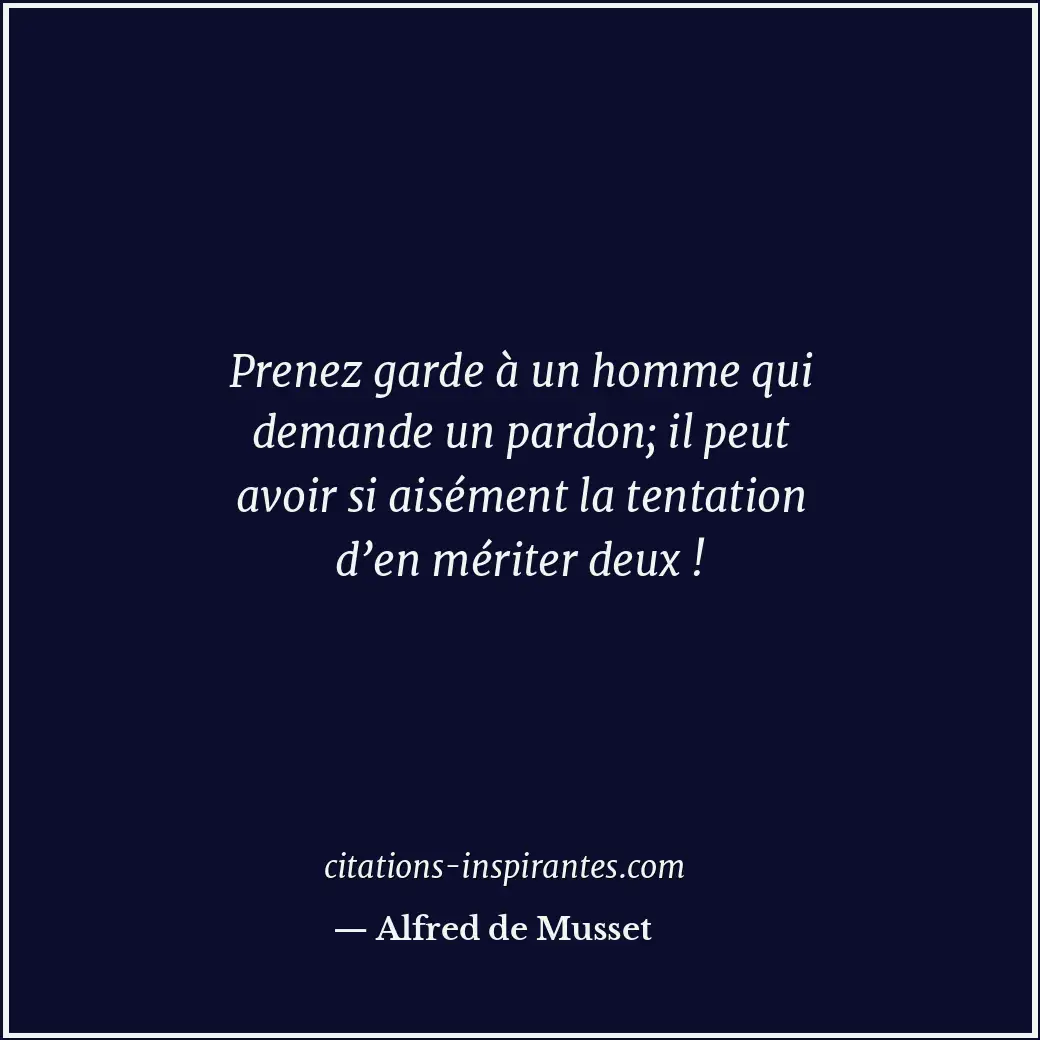 Citation de Alfred de Musset