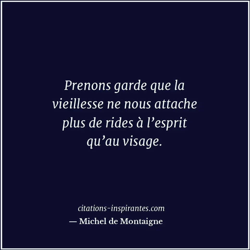 Citation de Michel de Montaigne