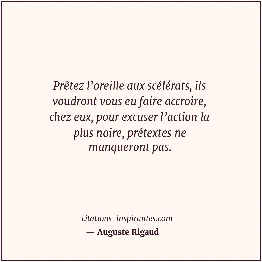 Citation de Auguste Rigaud
