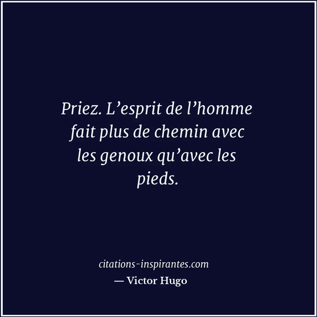 Citation de Victor Hugo
