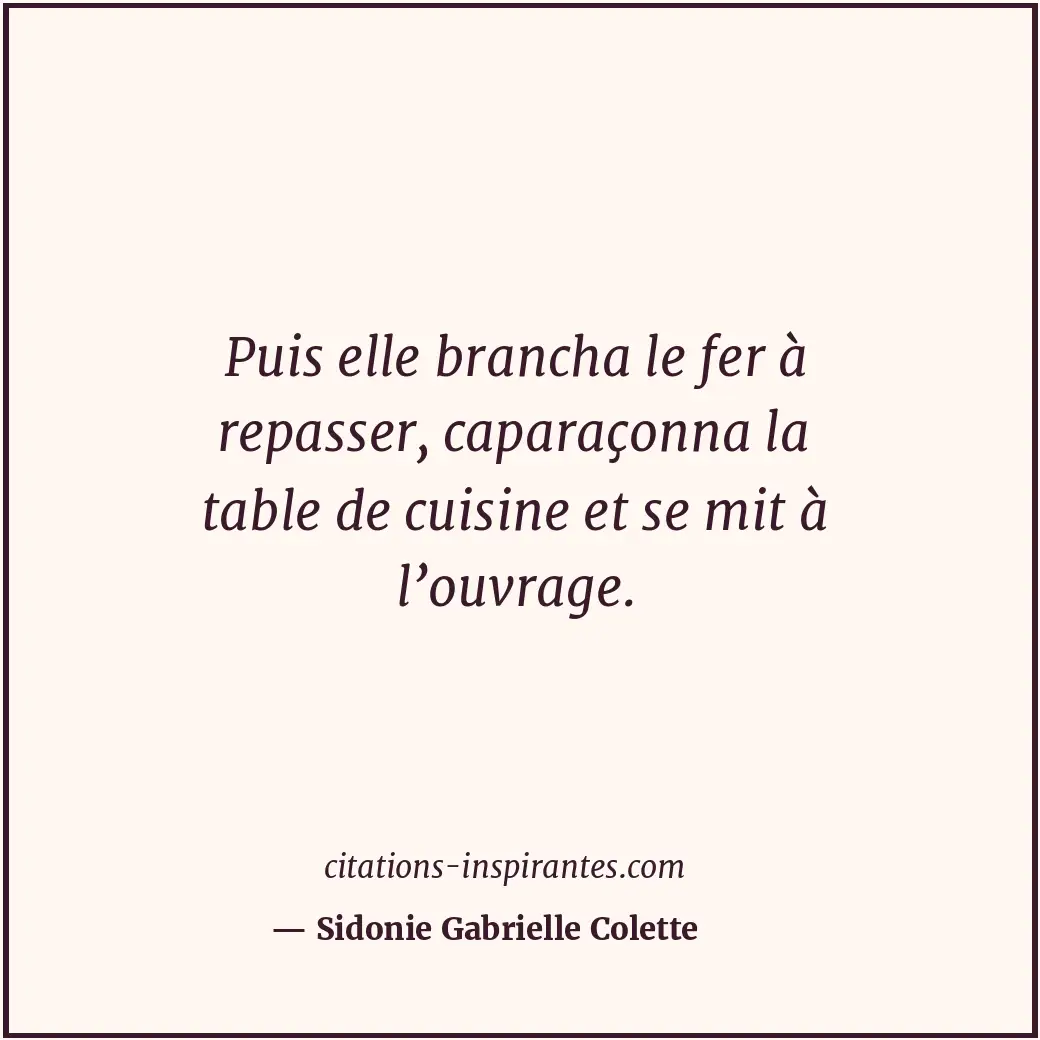Citation de Sidonie Gabrielle Colette