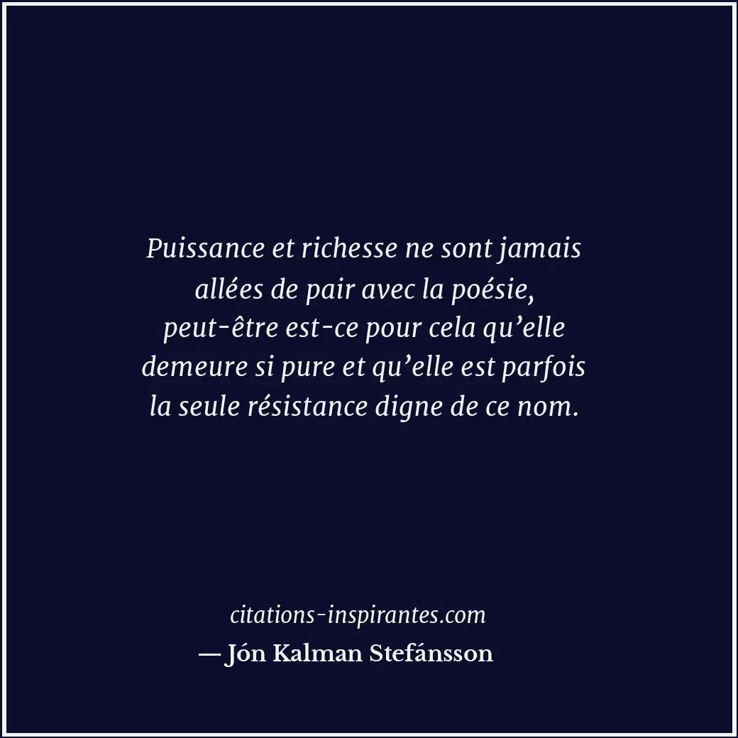 Citation de Jón Kalman Stefánsson