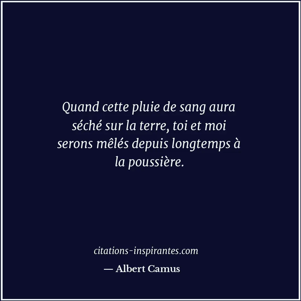 Citation de Albert Camus