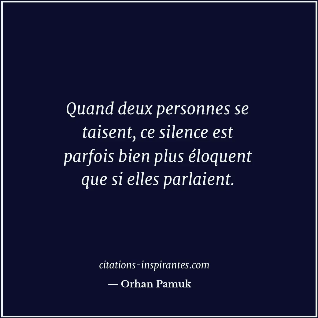 Citation de Orhan Pamuk