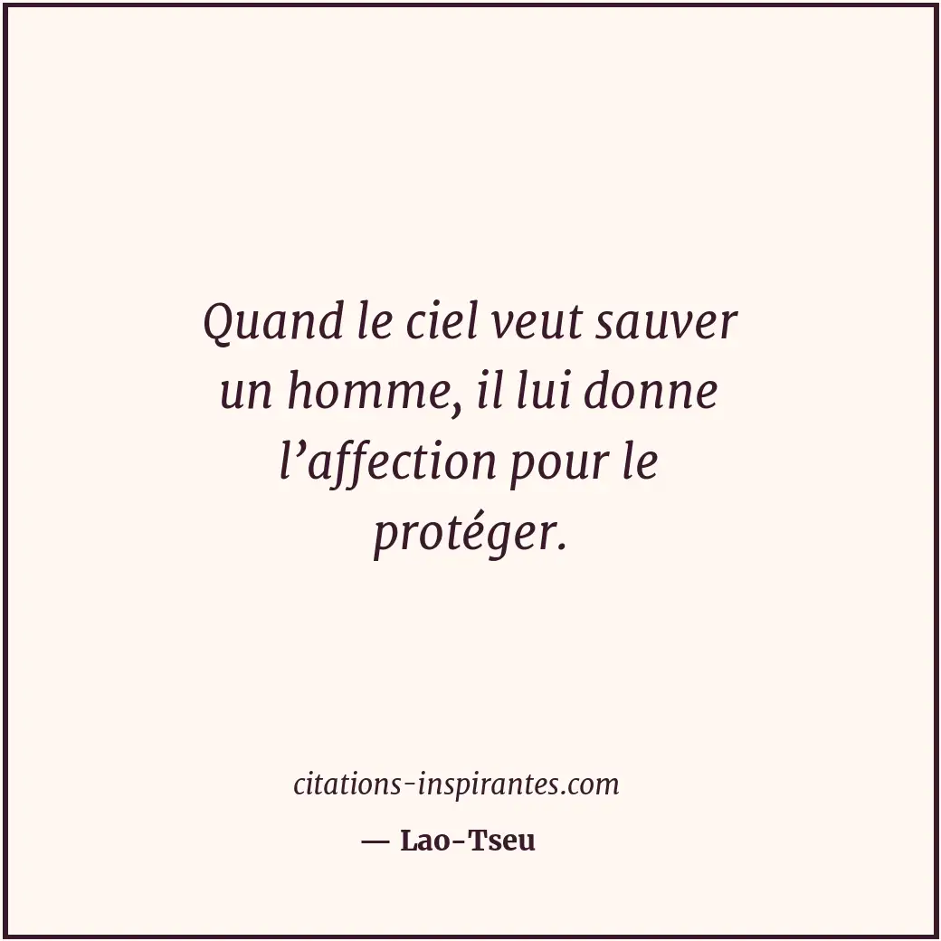 Citation de Lao-Tseu