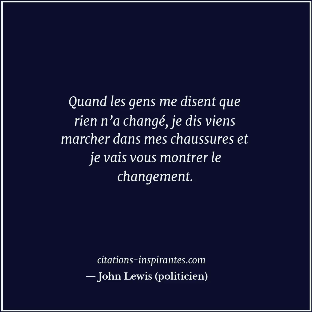 Citation de John Lewis (politicien)