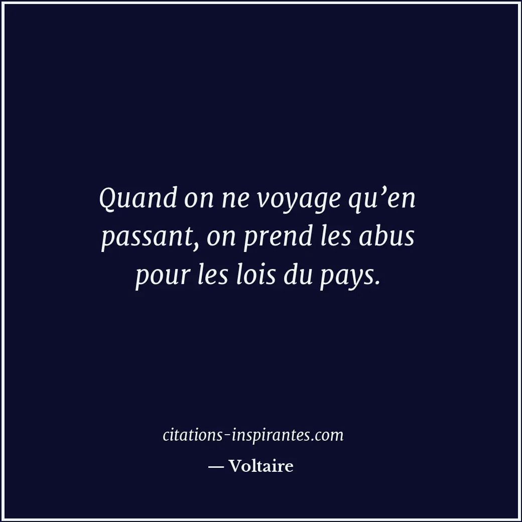 Citation de Voltaire