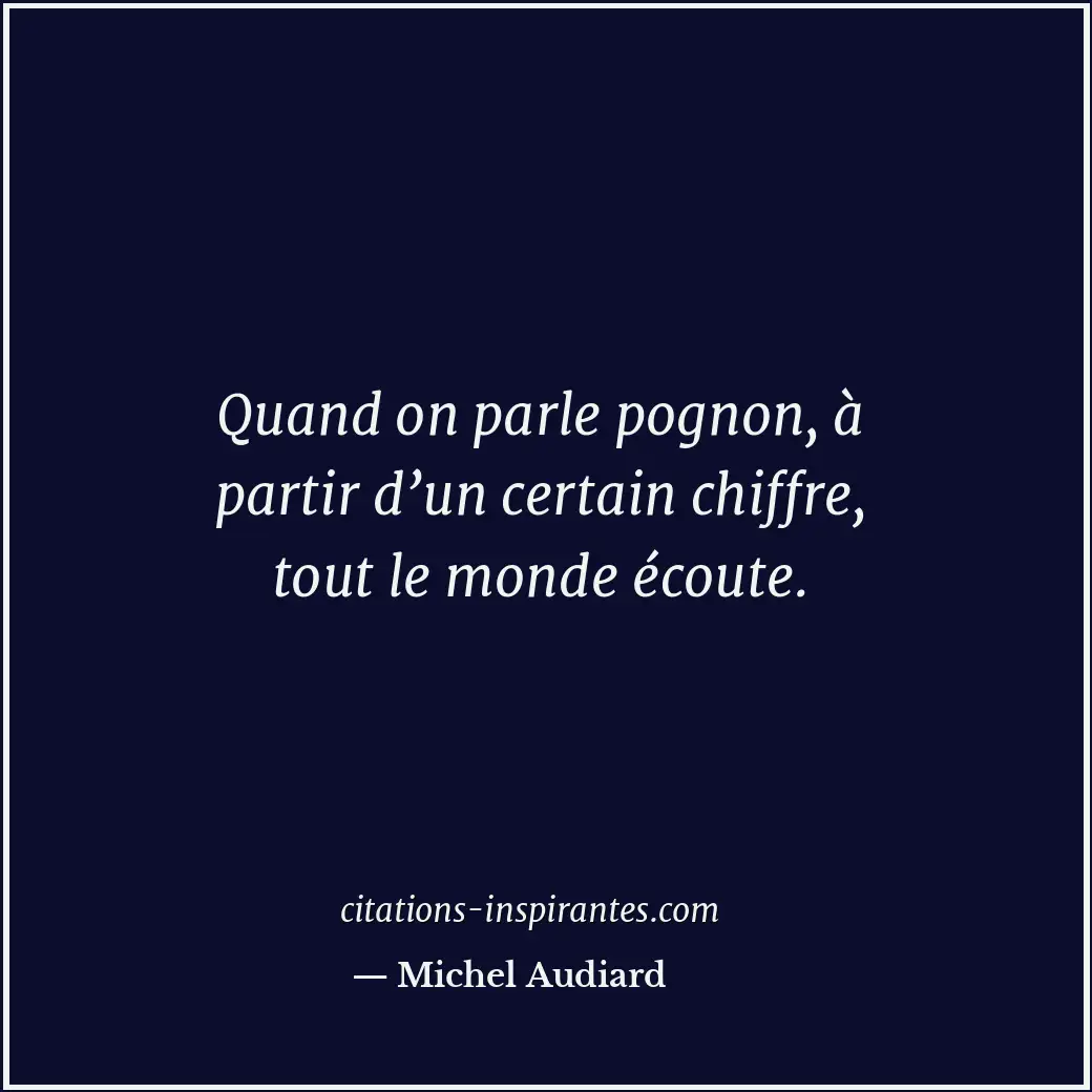 Citation de Michel Audiard