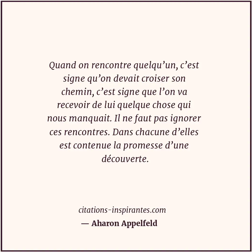 Citation de Aharon Appelfeld