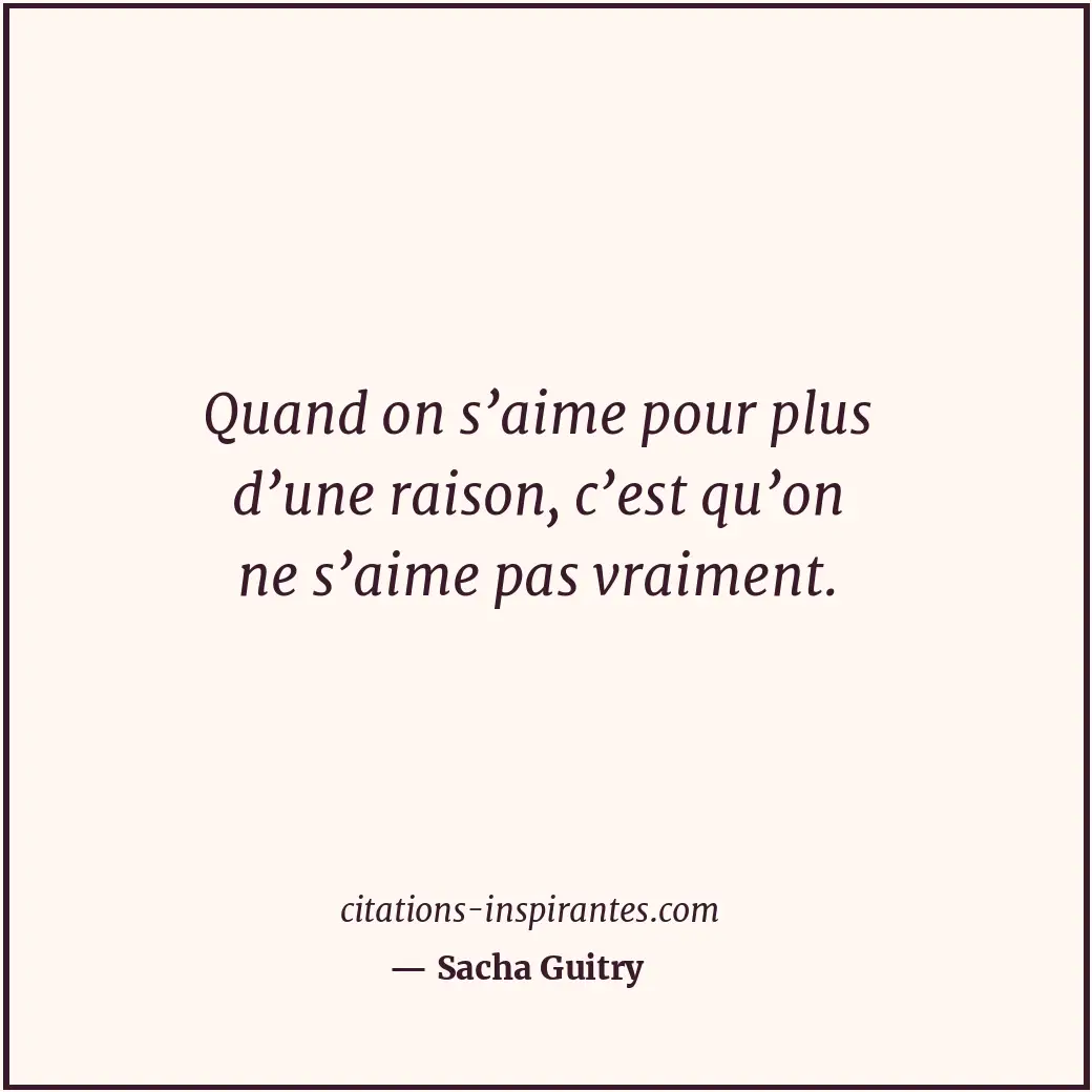 Citation de Sacha Guitry