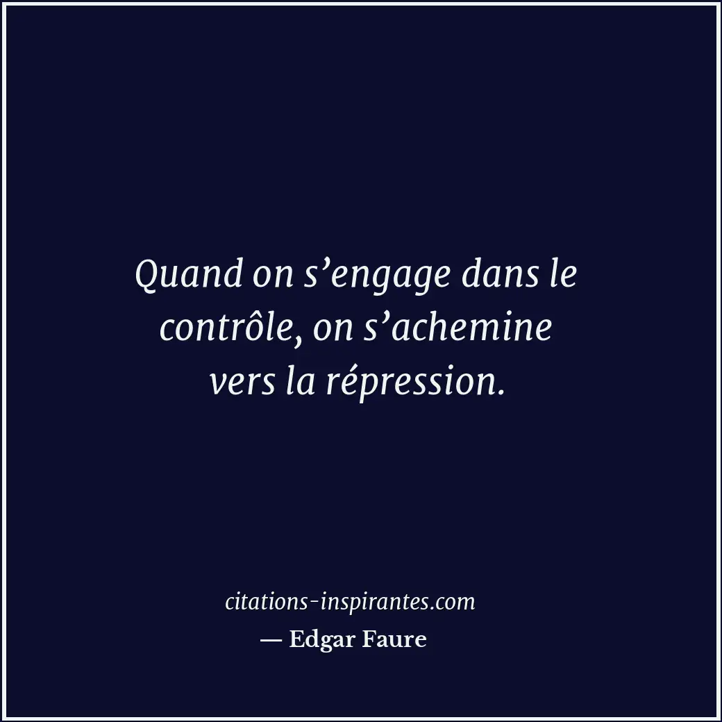 Citation de Edgar Faure