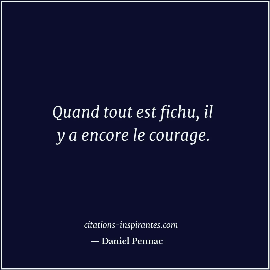 Citation de Daniel Pennac