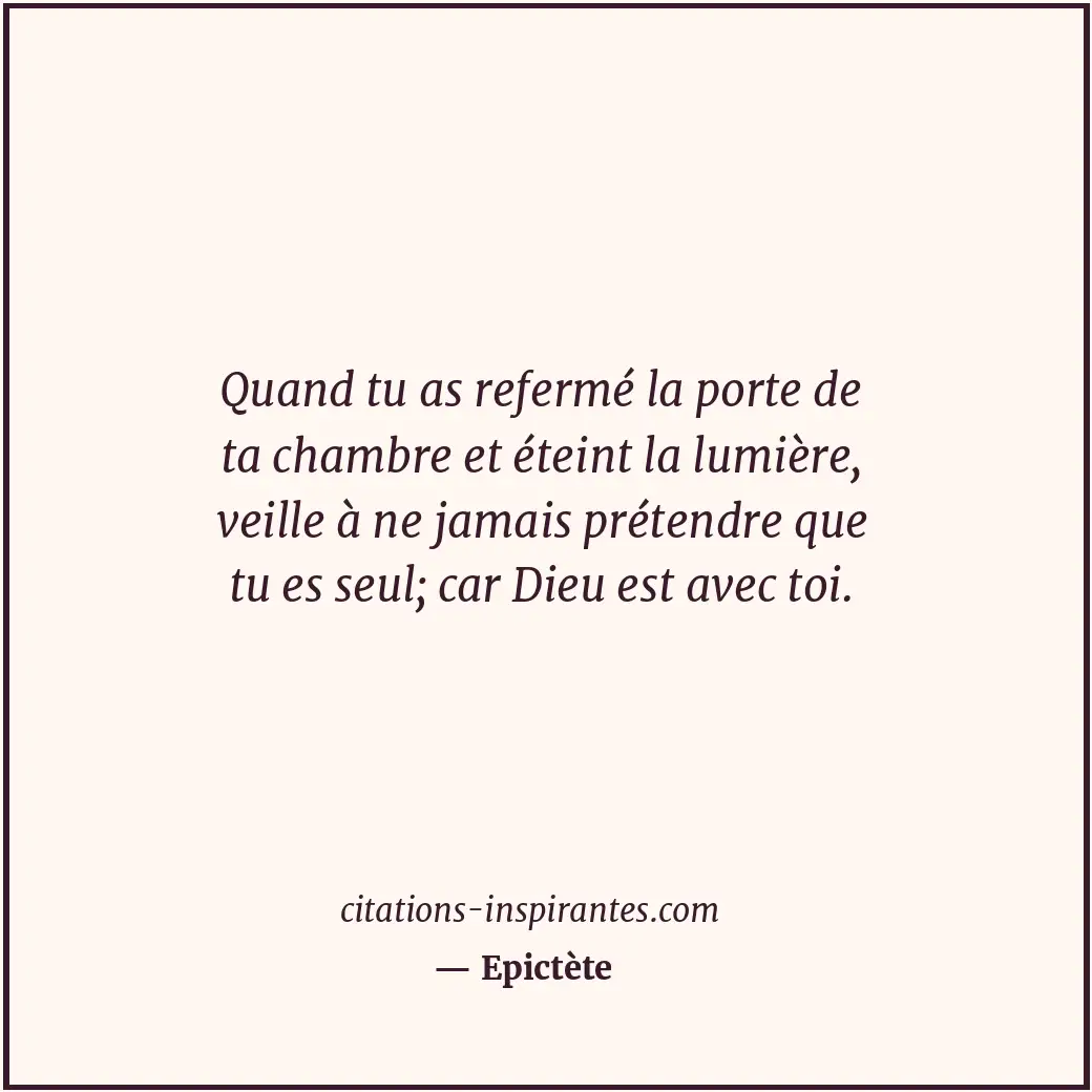 Citation de Epictète