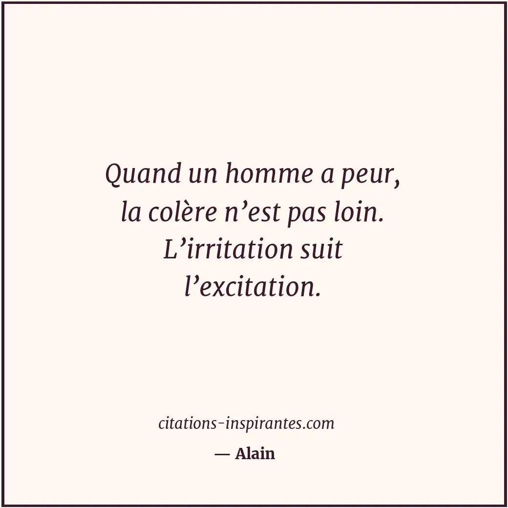 Citation de Alain