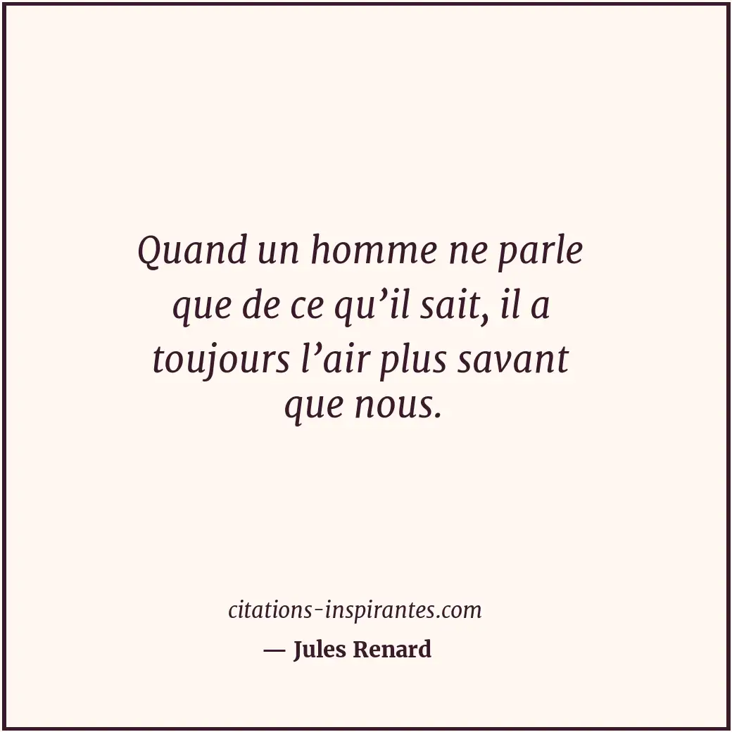 Citation de Jules Renard