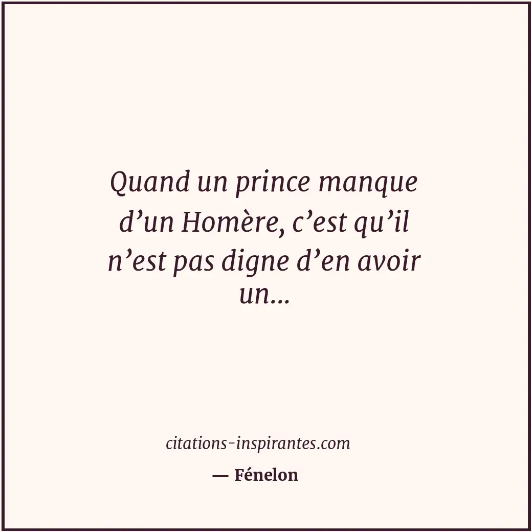 Citation de Fénelon