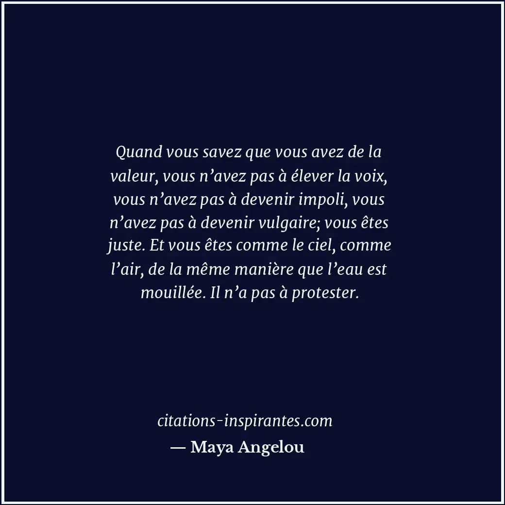 Citation de Maya Angelou