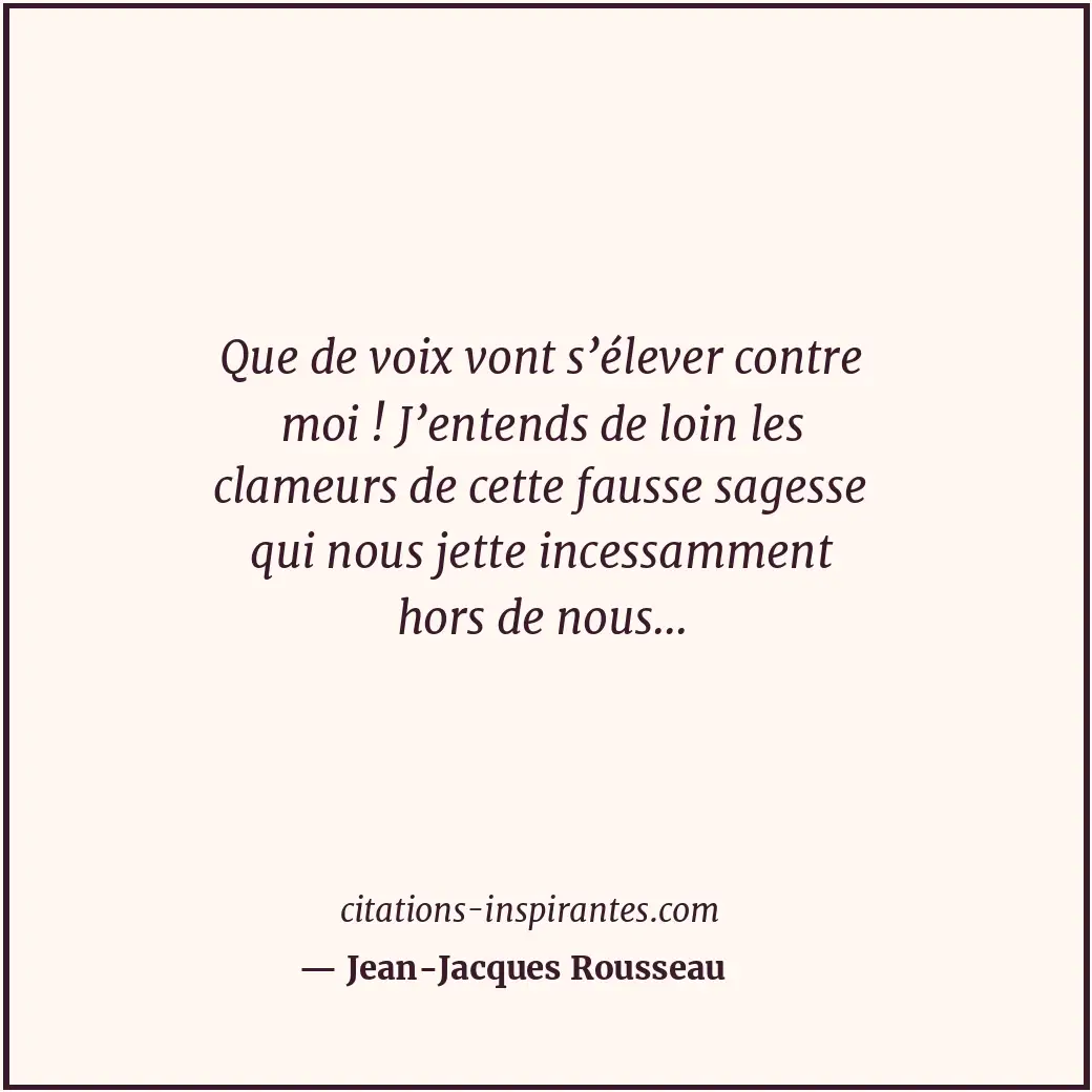 Citation de Jean-Jacques Rousseau