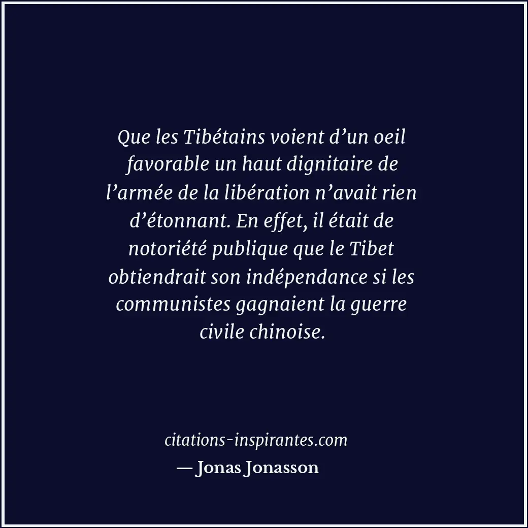 Citation de Jonas Jonasson