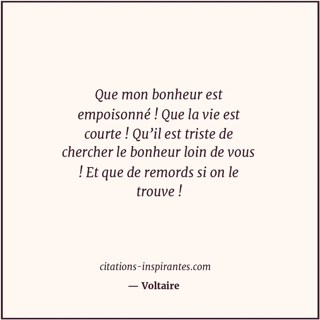 Citation de Voltaire