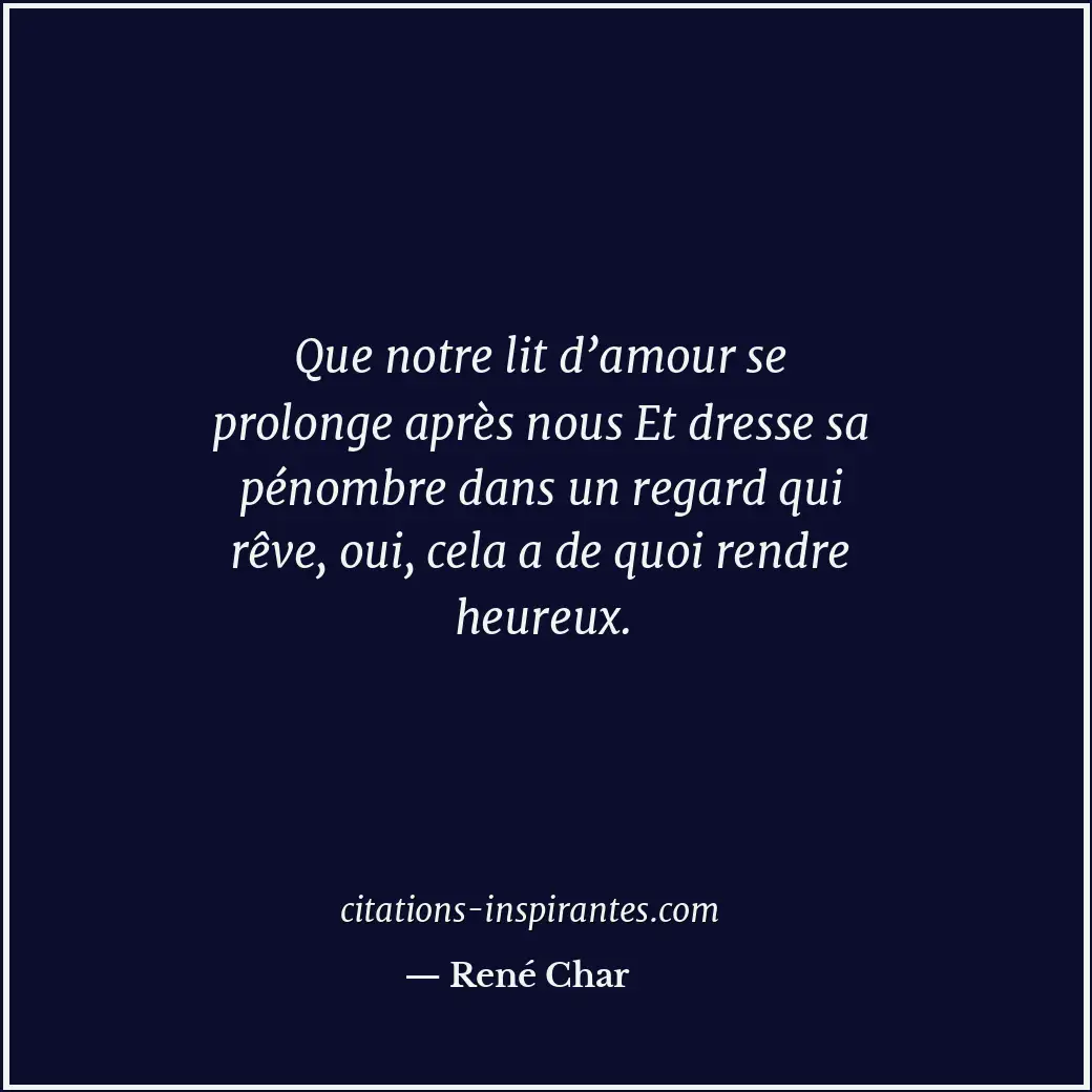 Citation de René Char