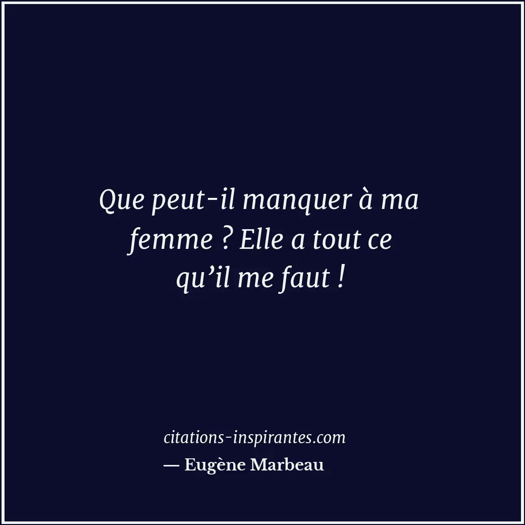 Citation de Eugène Marbeau