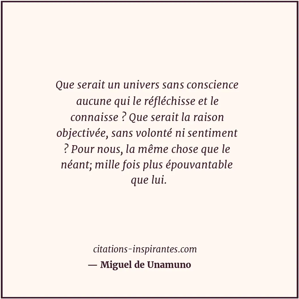 Citation de Miguel de Unamuno