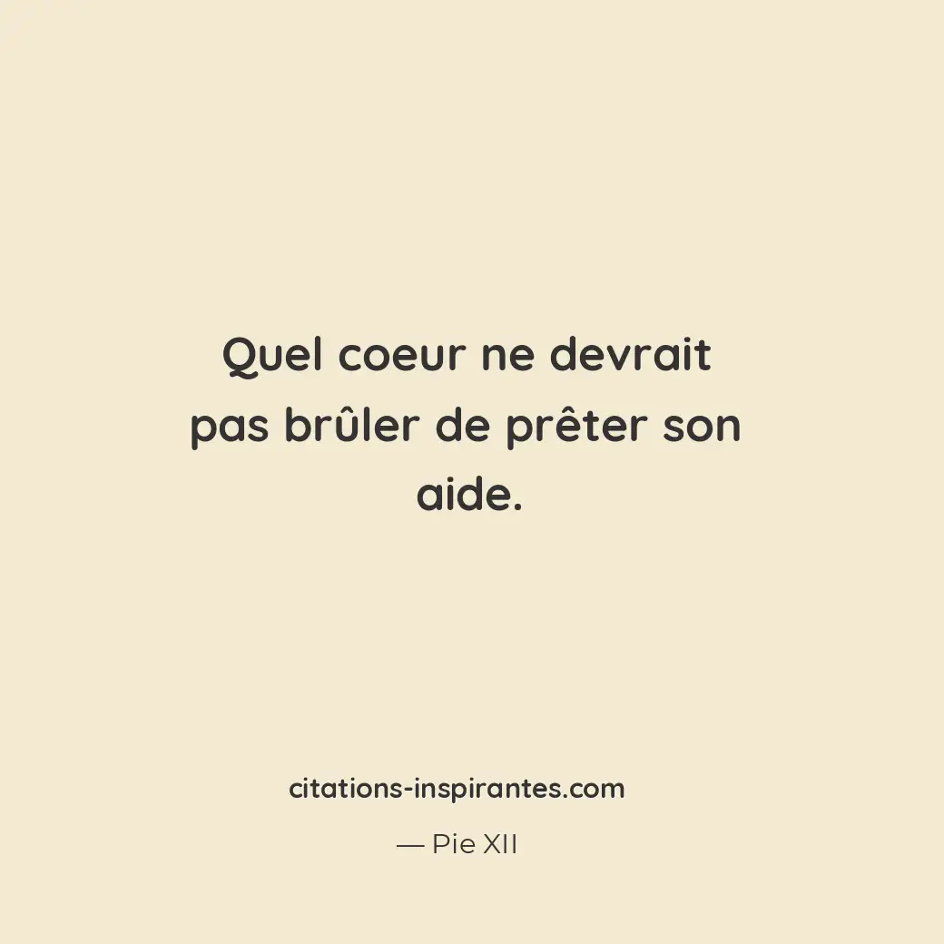 Citation de Pie XII