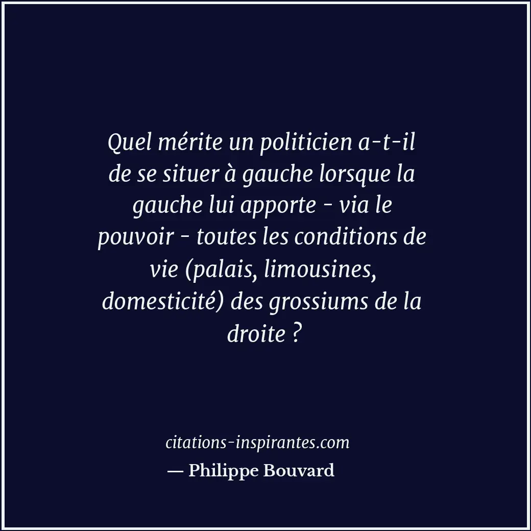 Citation de Philippe Bouvard