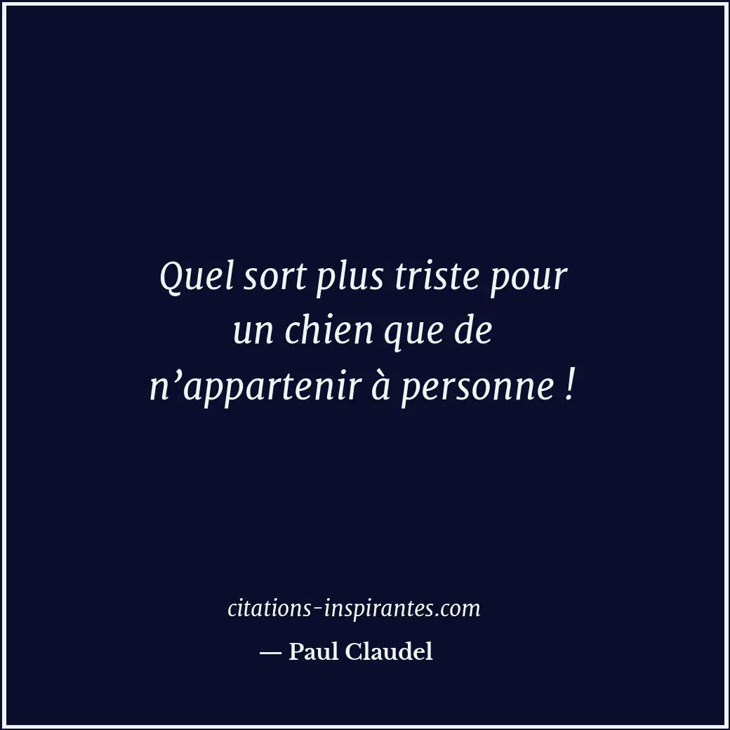 Citation de Paul Claudel