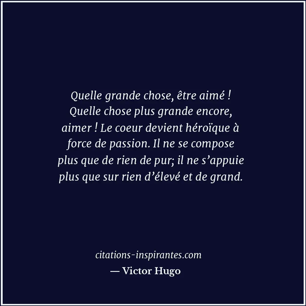 Citation de Victor Hugo