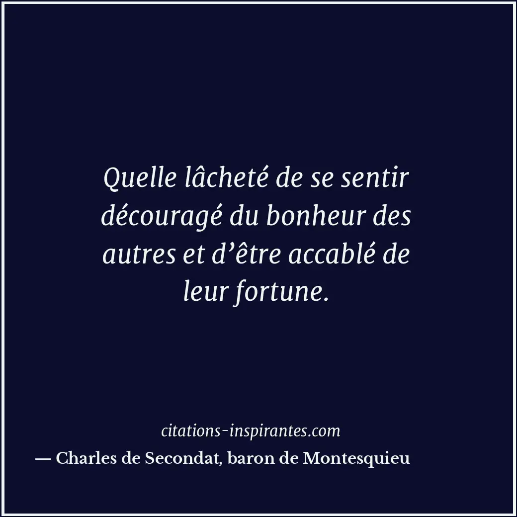 Citation de Charles de Secondat, baron de Montesquieu