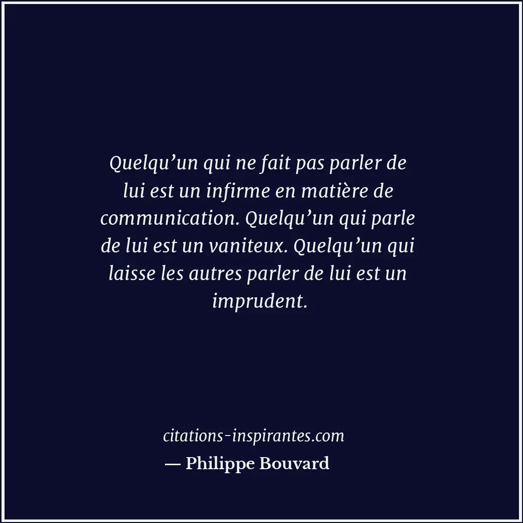 Citation de Philippe Bouvard