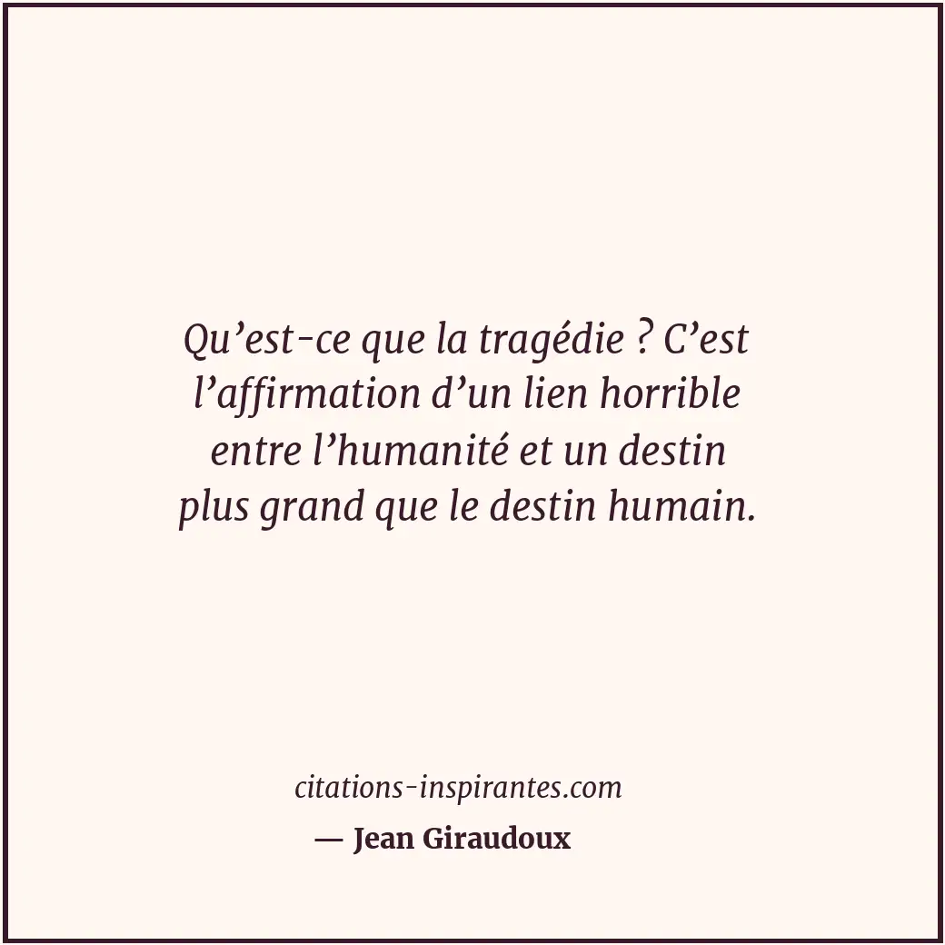Citation de Jean Giraudoux