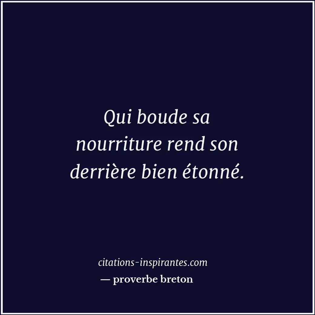 Citation de proverbe breton