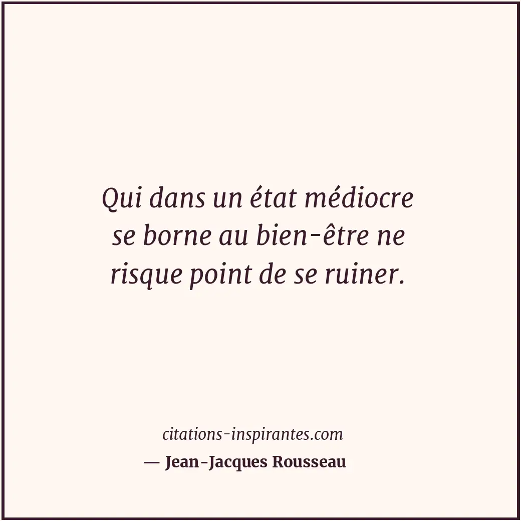 Citation de Jean-Jacques Rousseau