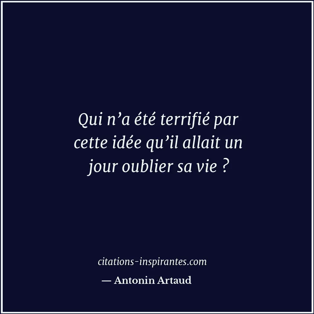 Citation de Antonin Artaud