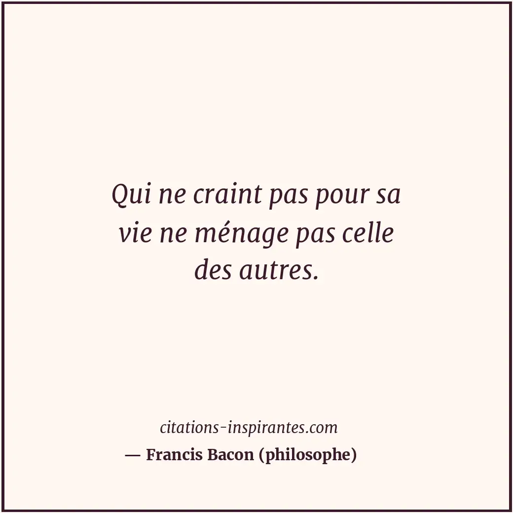 Citation de Francis Bacon (philosophe)