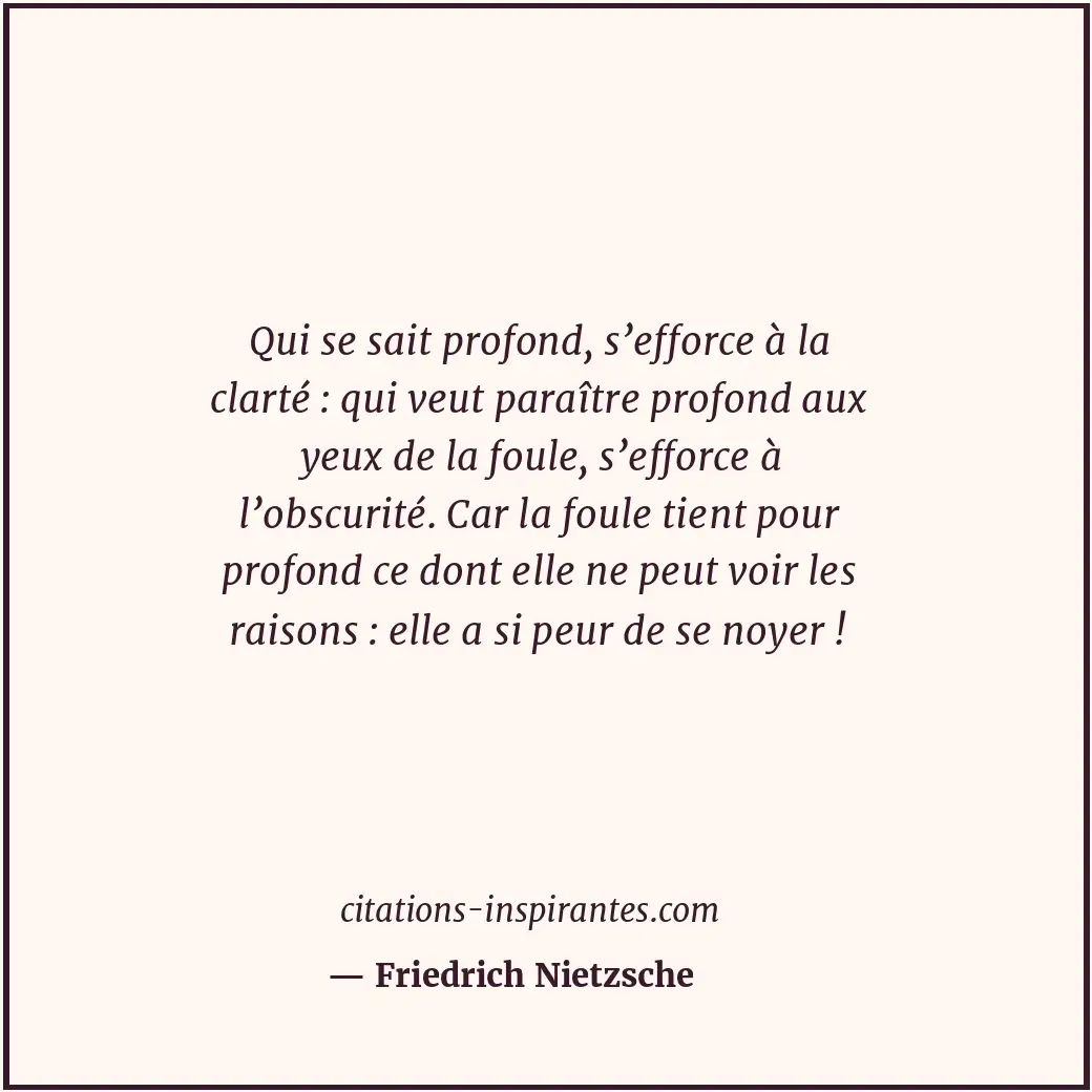 Citation de Friedrich Nietzsche