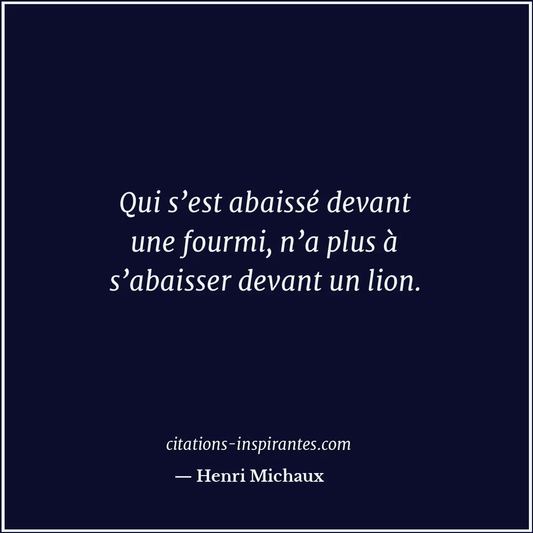 Citation de Henri Michaux