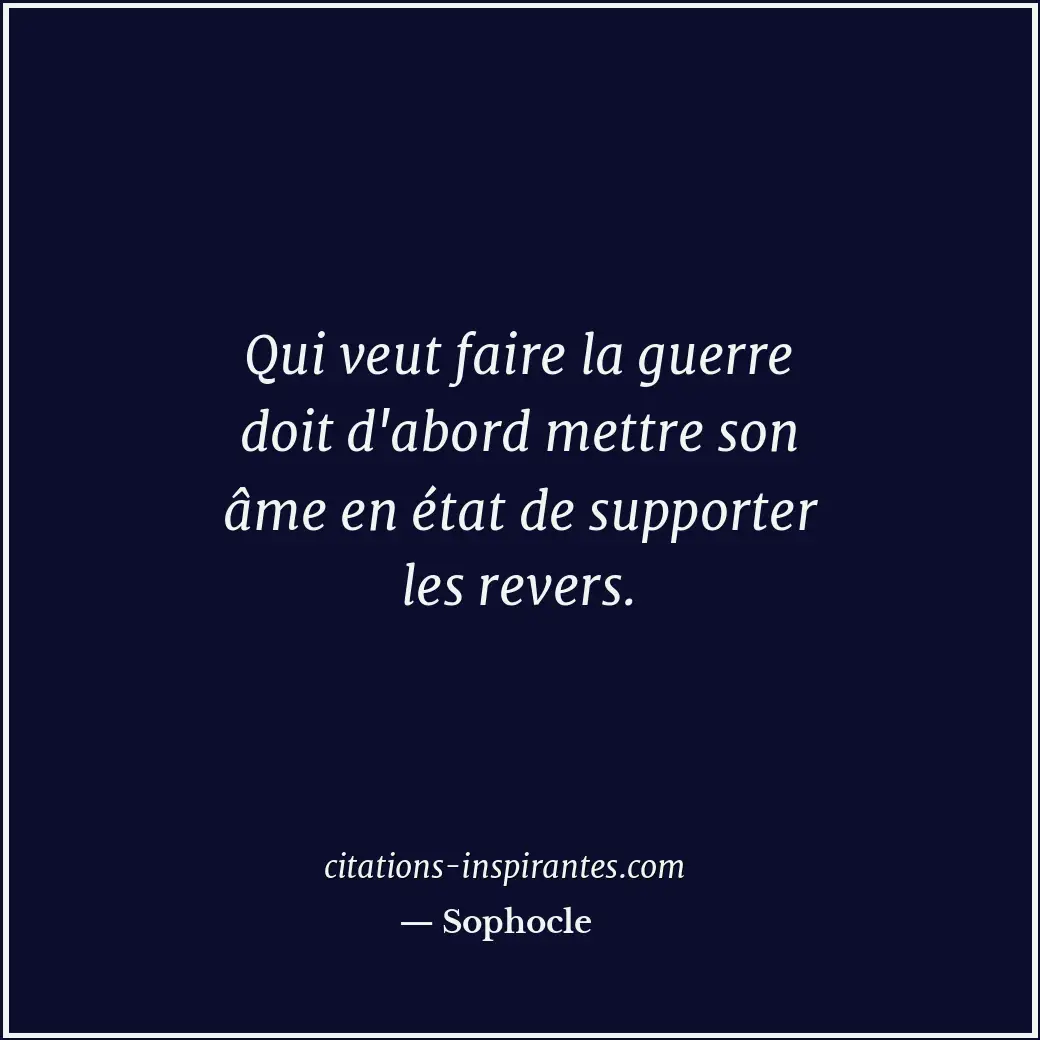 Citation de Sophocle
