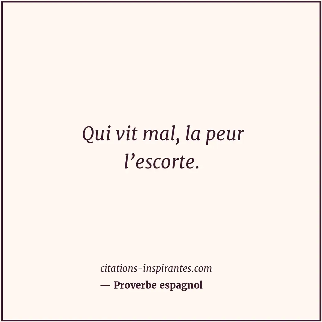 Citation de Proverbe espagnol