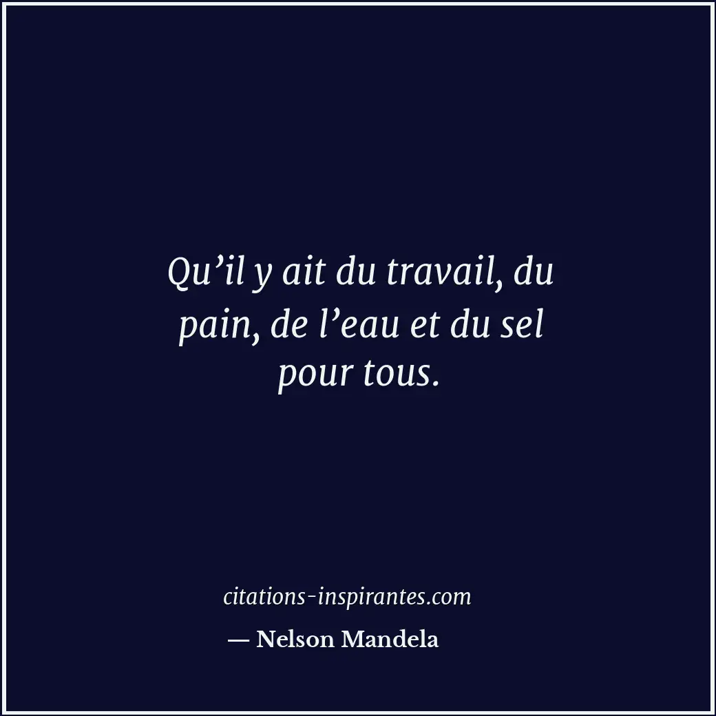 Citation de Nelson Mandela