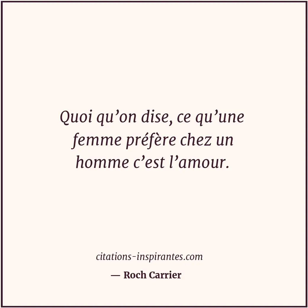 Citation de Roch Carrier