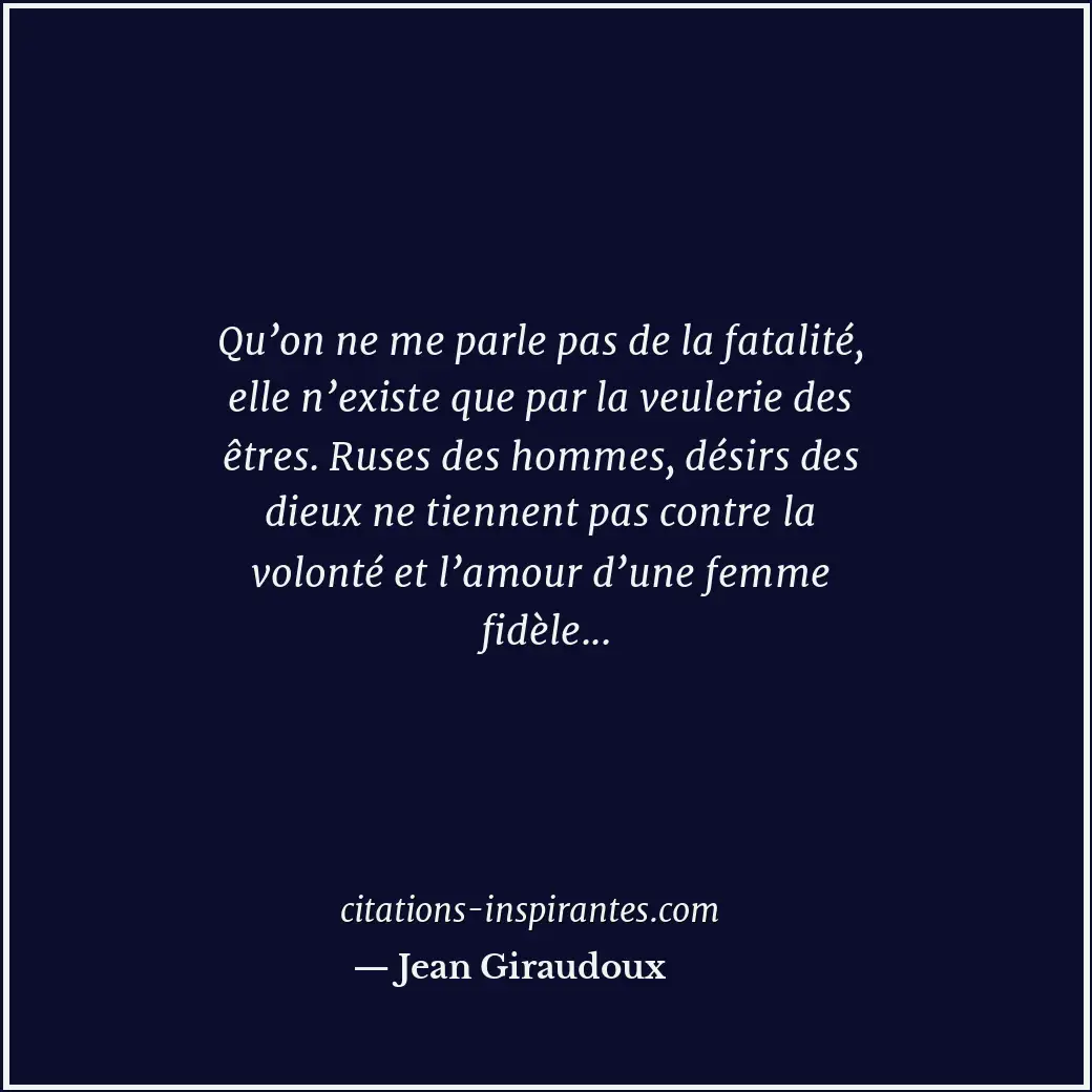 Citation de Jean Giraudoux